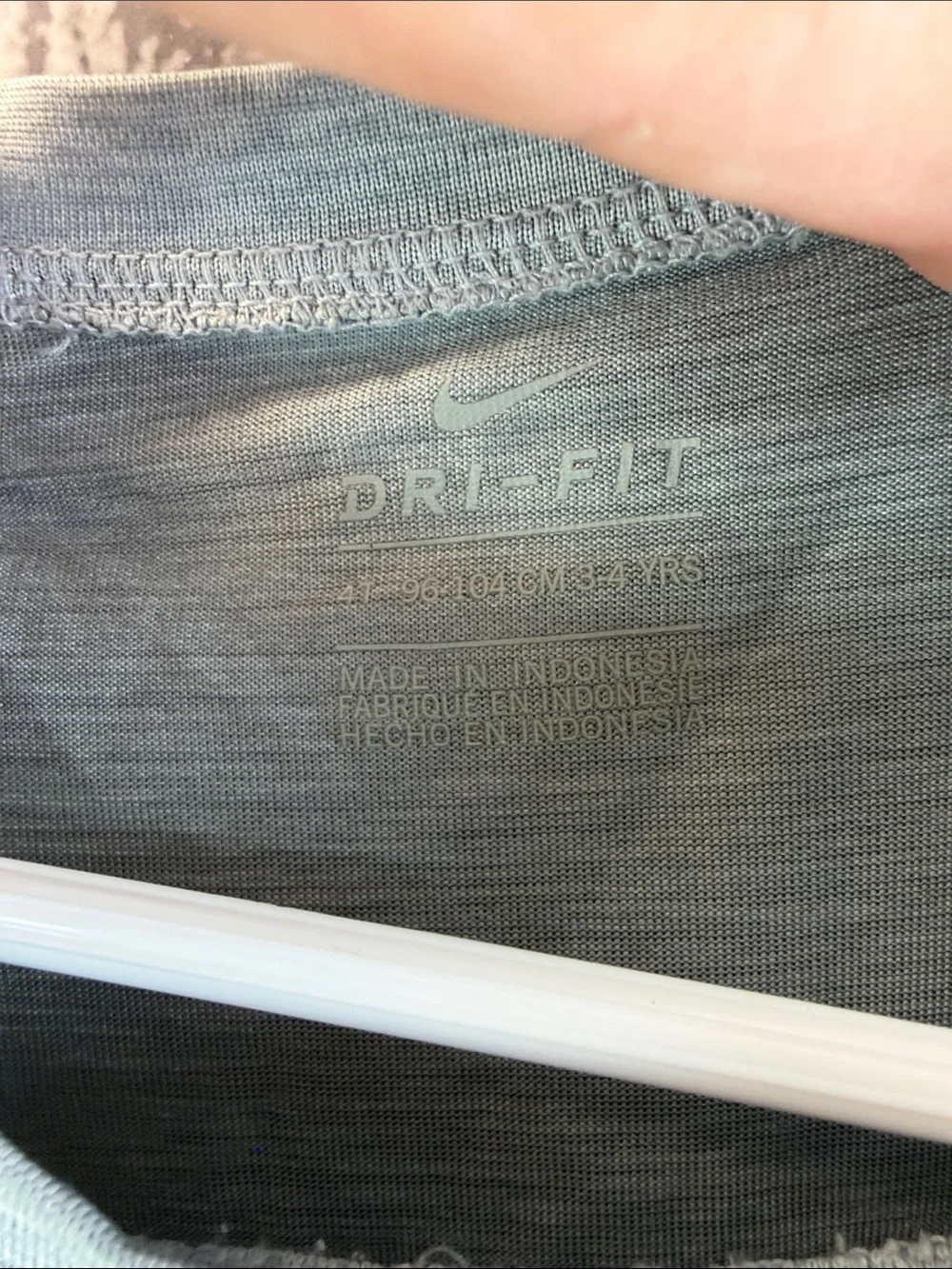 Nike‎ Light Grey Heather Swoosh Tee